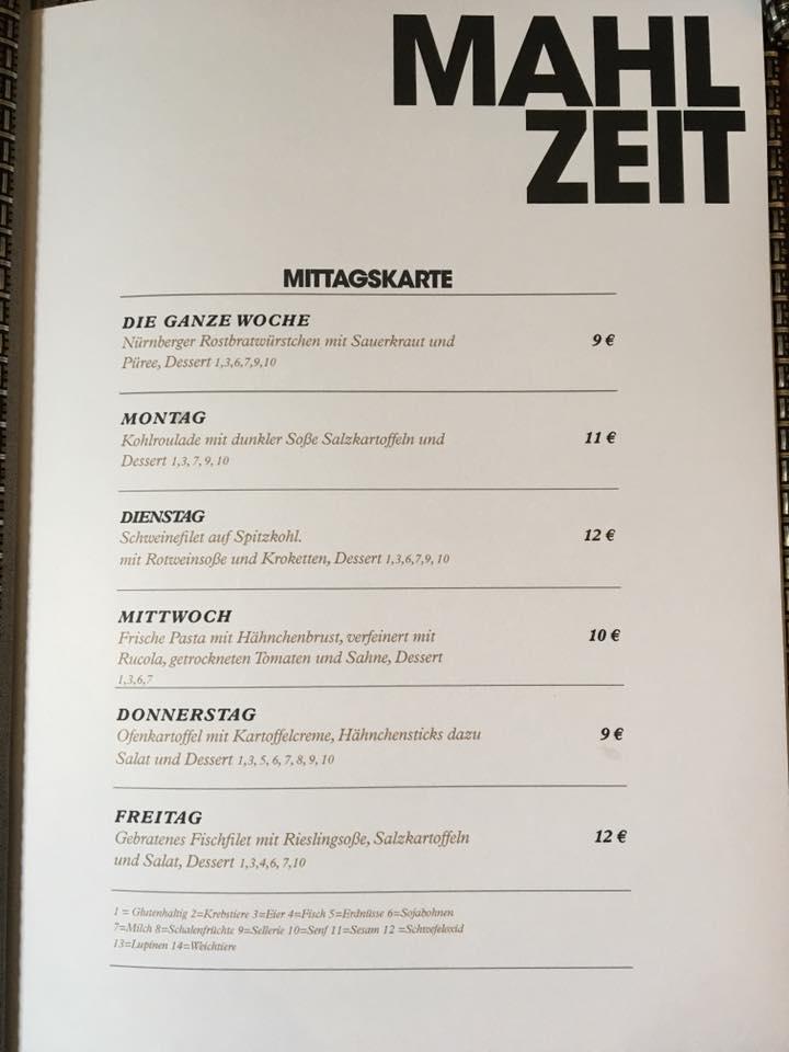 Speisekarte von Gaststätte Elmendorffburg restaurant, Vechta