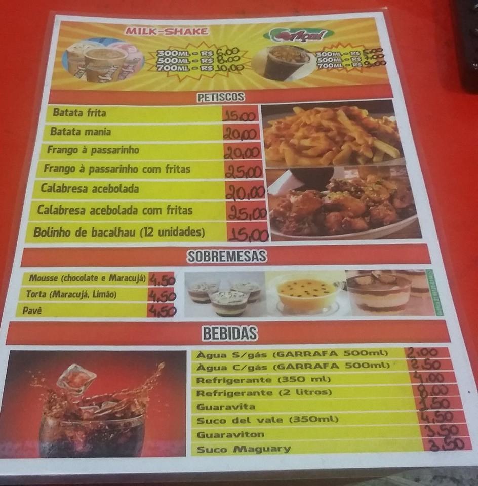 Burger mania cardápio
