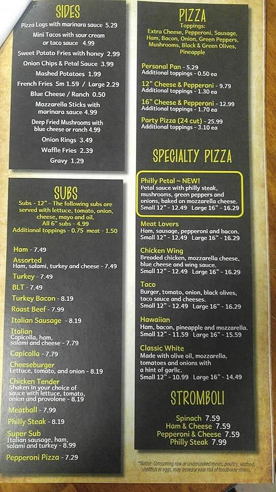 Menu at Jenny Lee Country Store restaurant, Cattaraugus