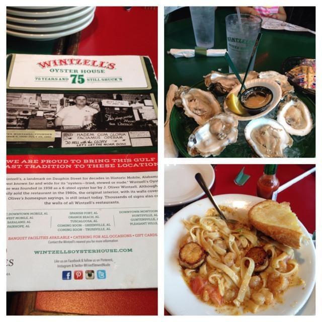Carta del restaurante Wintzell's Oyster House, Montgomery, 105 Commerce St