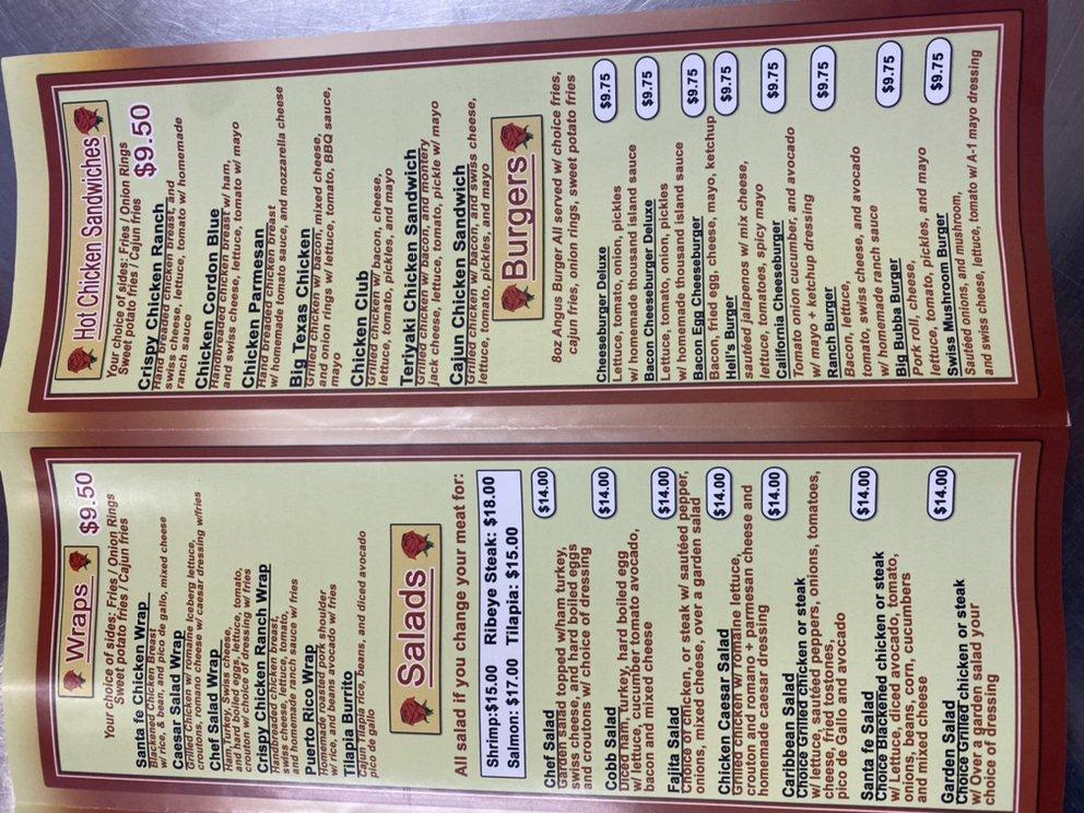 Menu at Rosas Deli, Perth Amboy