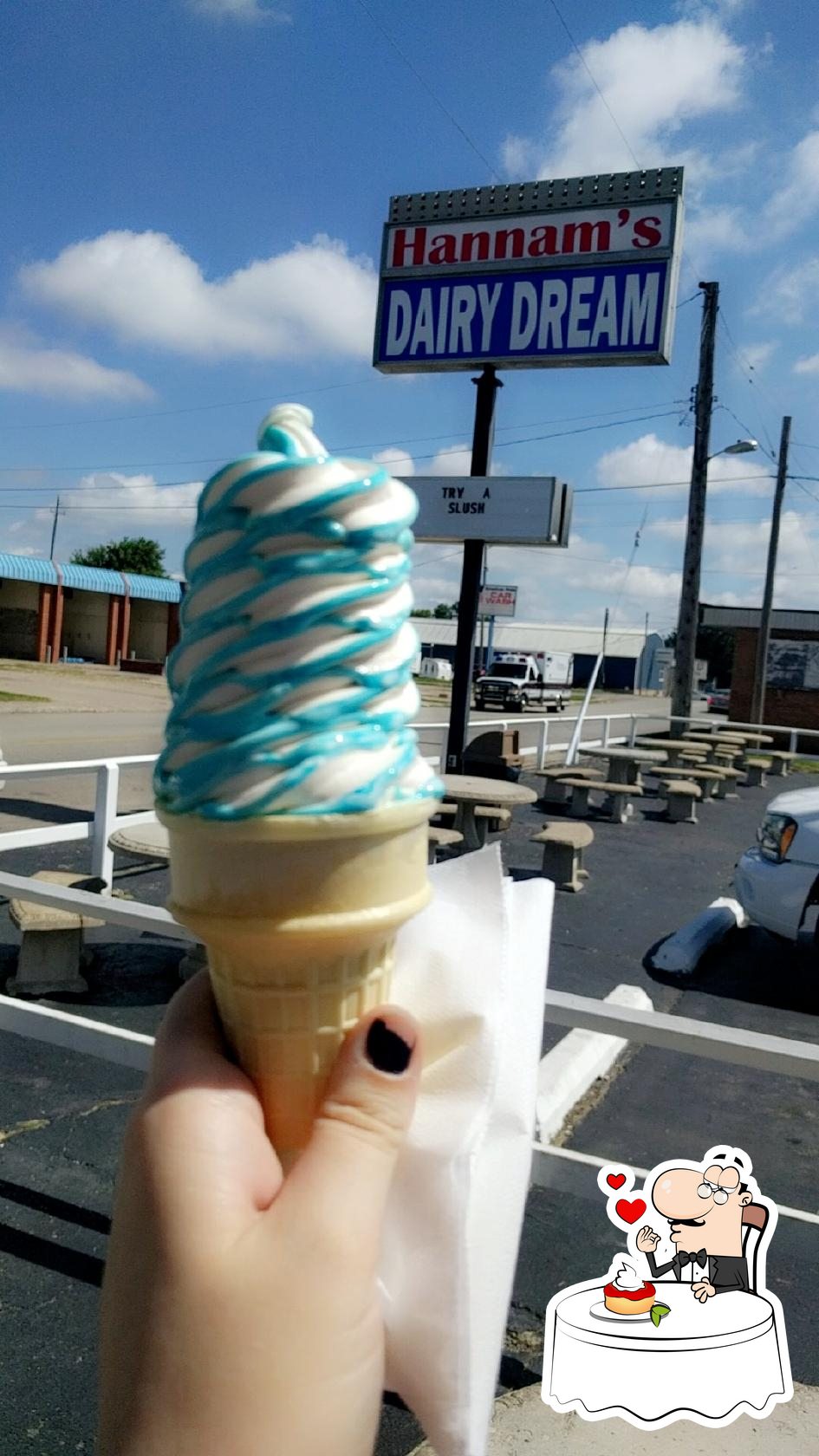 Blue Goo from Hannam's Dairy Dream in Canton, Illinois.