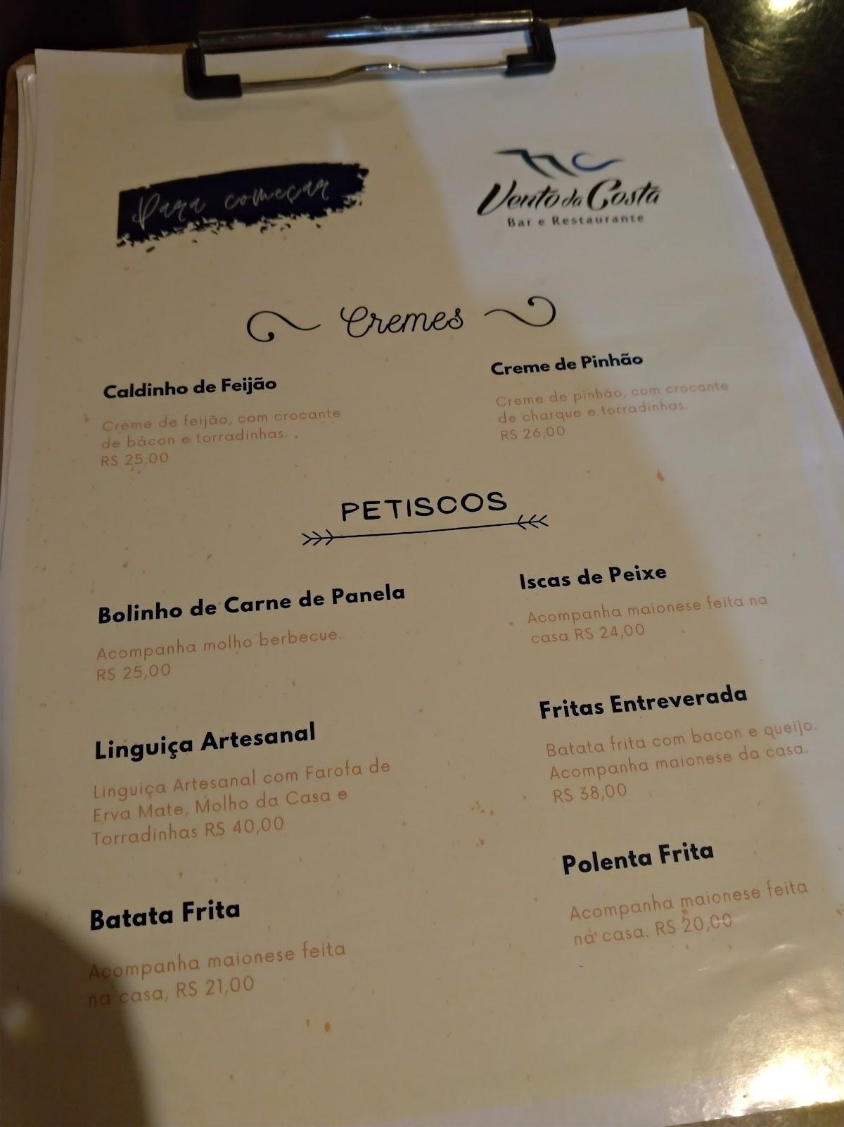 Vento Brewpub cardápio