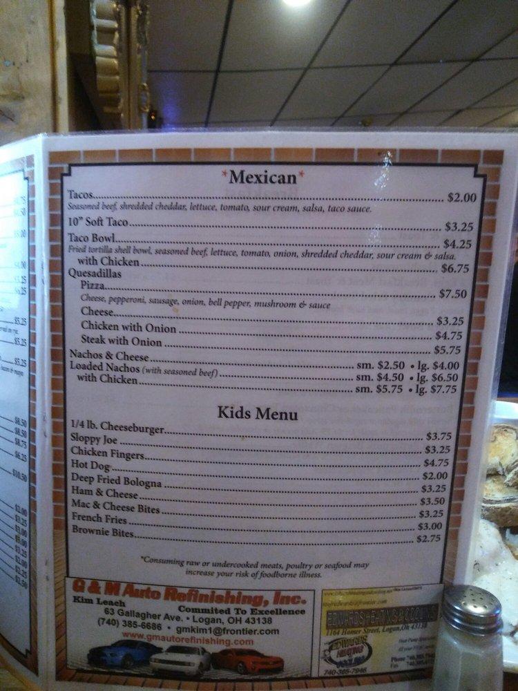 Menu at Home Tavern pub & bar, Logan