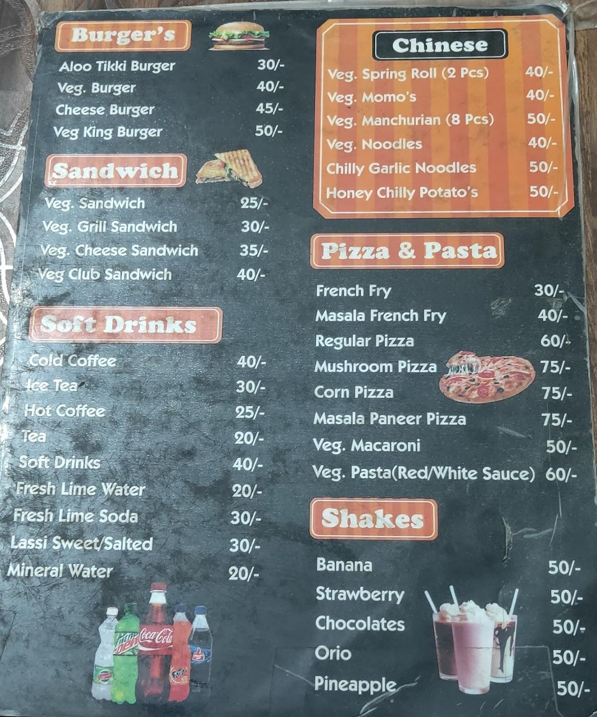 Menu At Best Bite Cafe Ghanauli