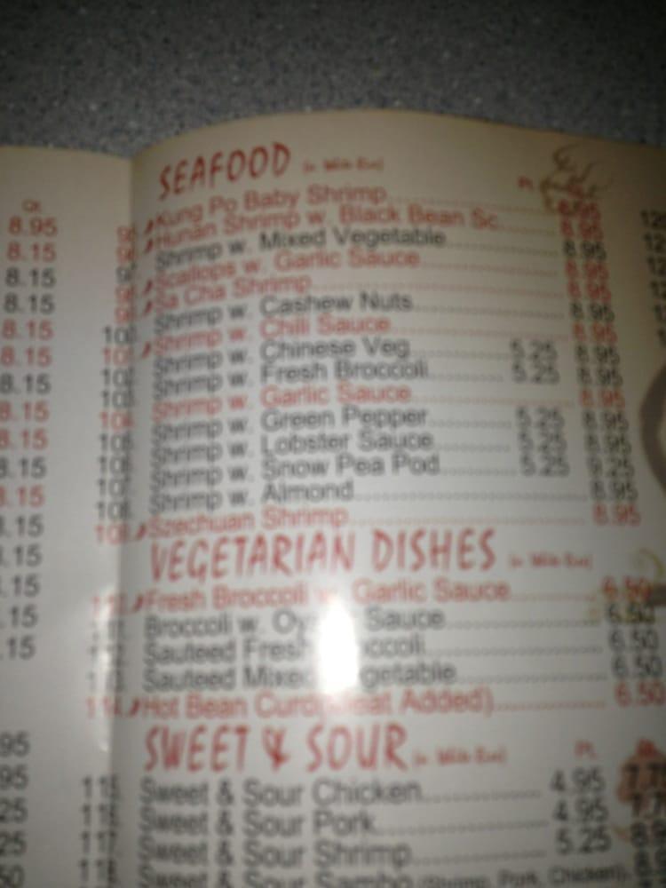 Menu at China King restaurant, Millstadt, 210 W Mill St