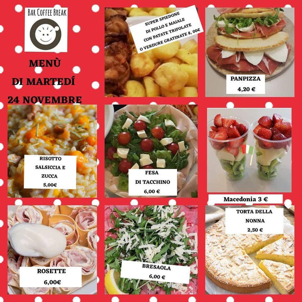 Menu di Bar Coffee Break 