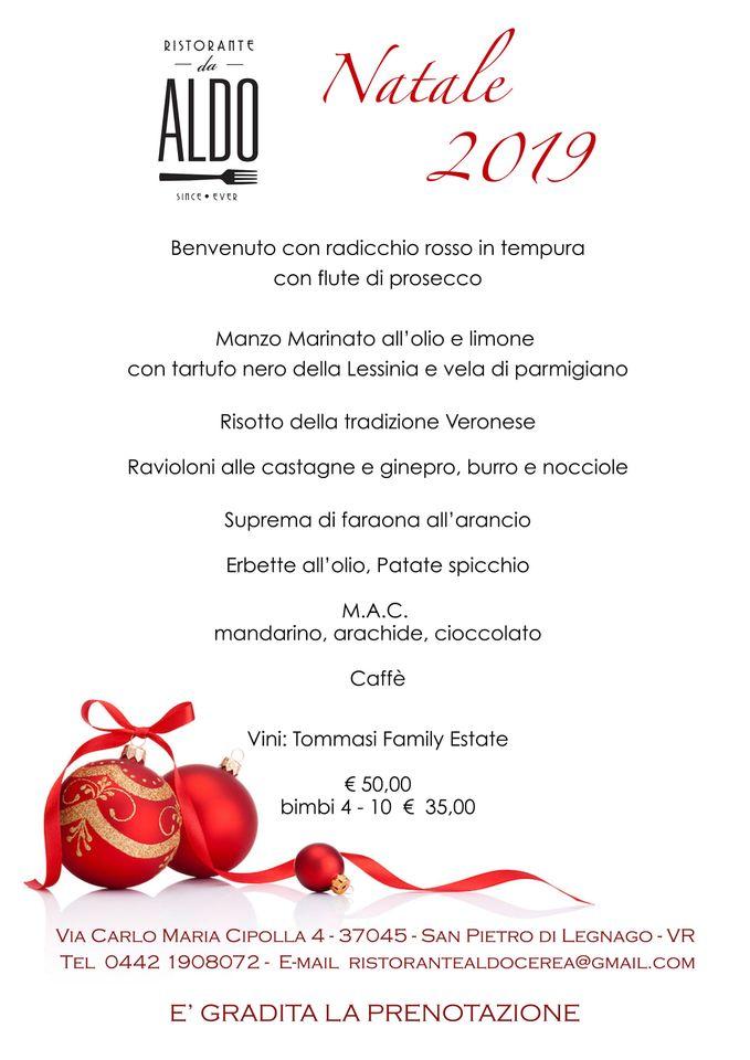 Menu di Ristorante Da Aldo 