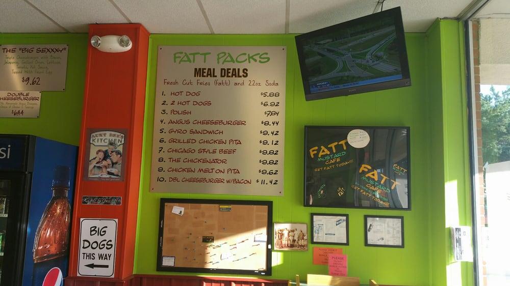 Menu at Fatt Mustard Cafe, Elk Grove Village