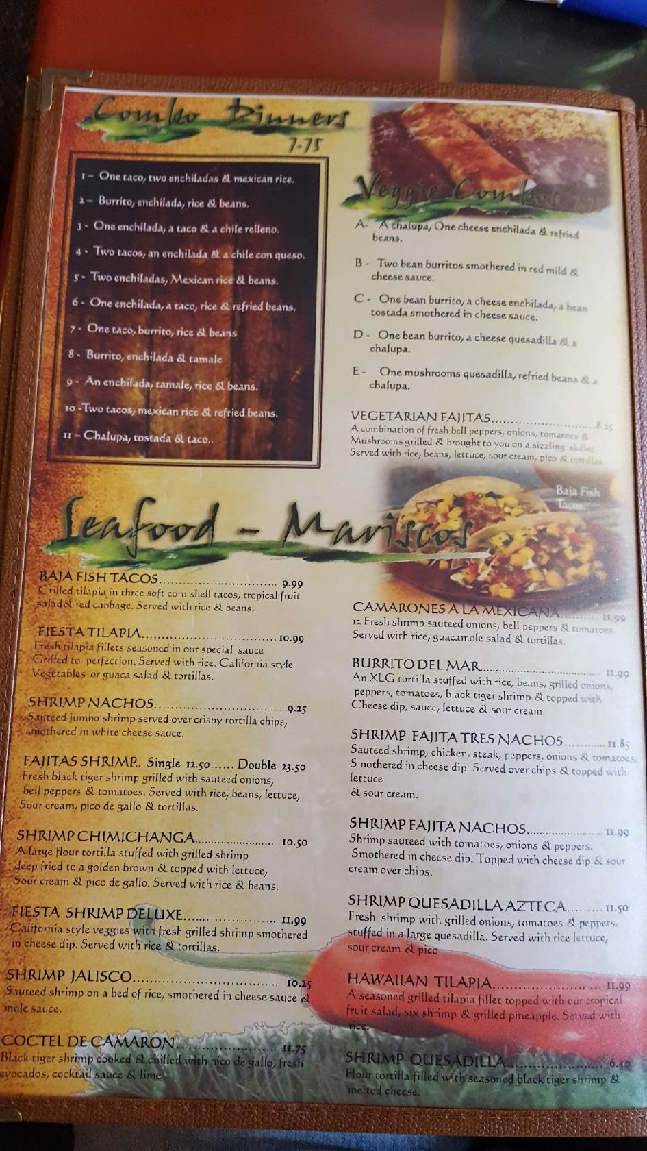 Fiesta Mexicana Menu Near Me