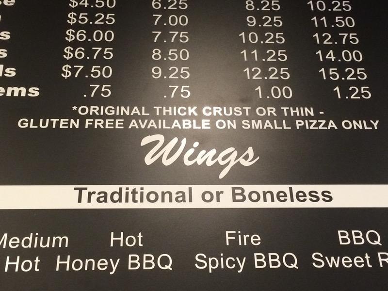 Menu at Barro's Pizza, Glendale, N 67th Ave