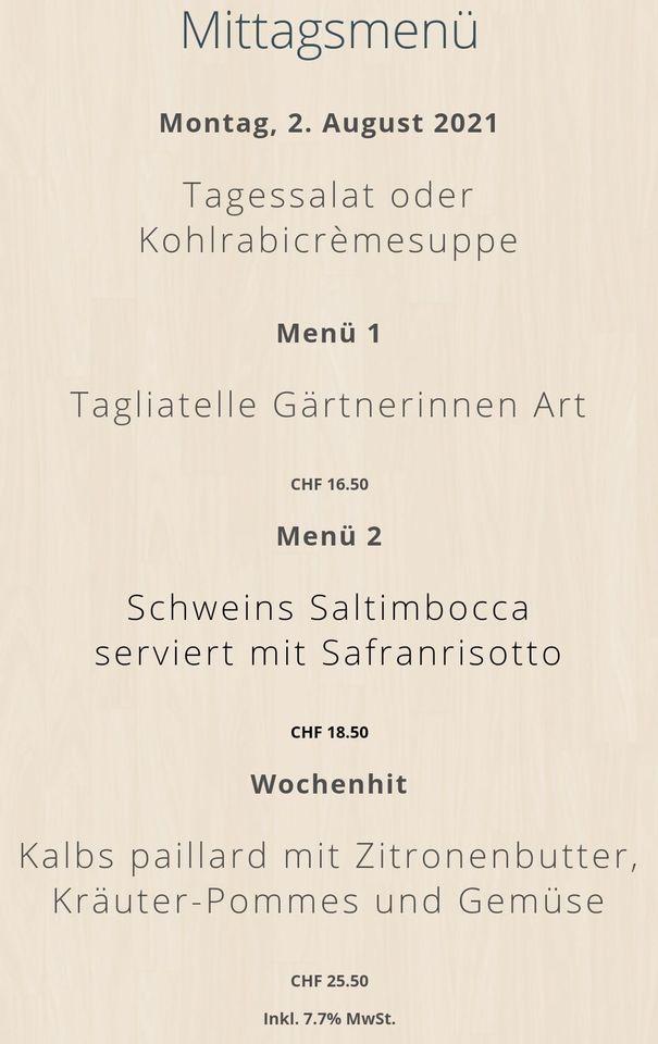 hotel restaurant schützen menu