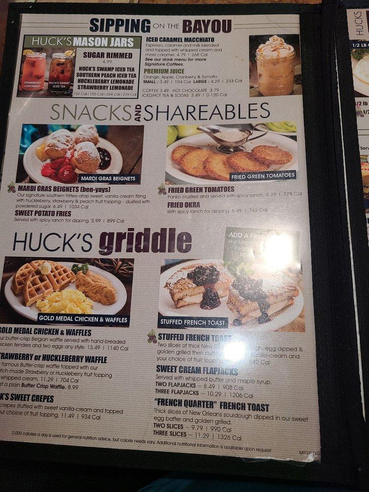 Menu At Huckleberry S Breakfast Lunch Restaurant Yuba City