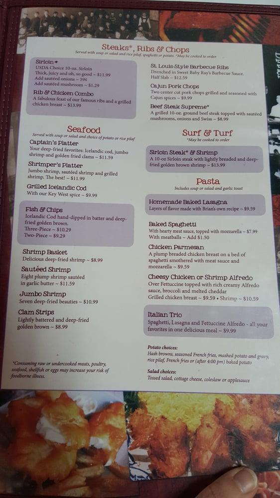 Menu at Brian's Family Restaurant, Lapeer