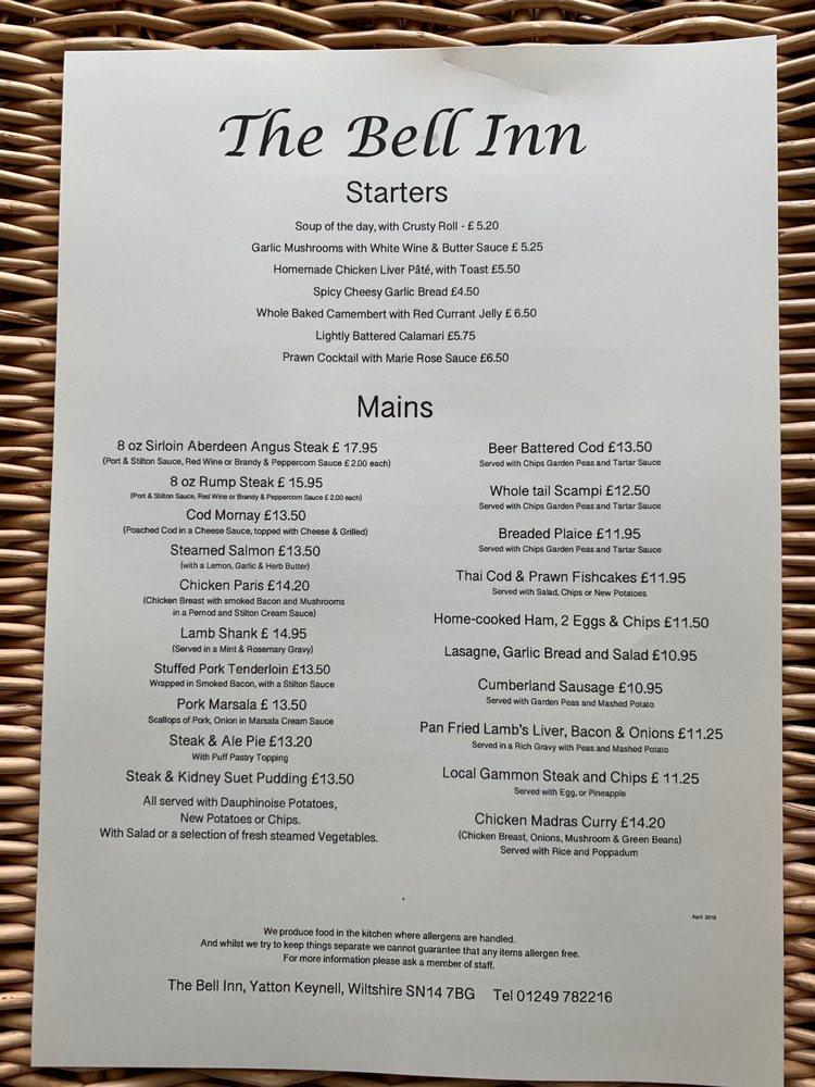 menu-at-the-bell-inn-pub-bar-yatton-keynell-high-street