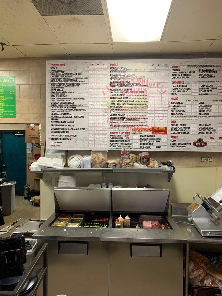 Menu at Laspada's Original Philly Cheesesteaks & Hoagies restaurant