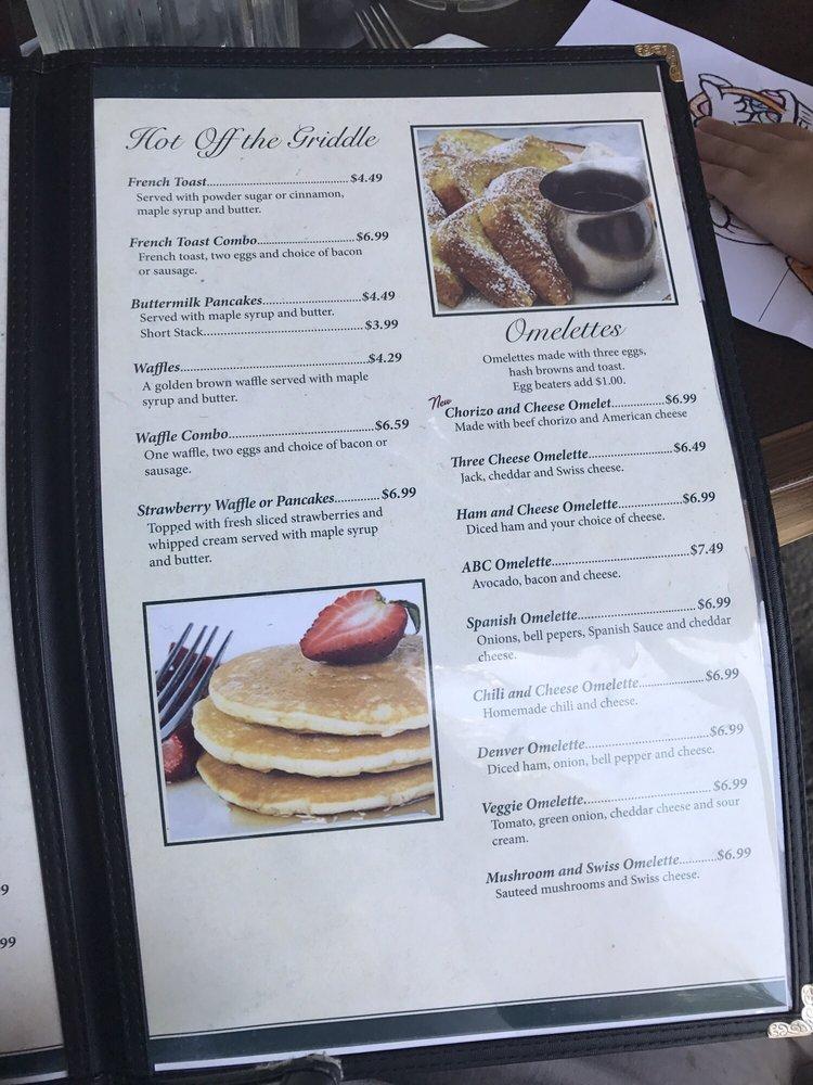 Menu at El Dorado Golf Course Restaurant, Long Beach