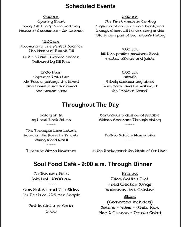 Menu at Soul Food Cafe Express, Las Vegas