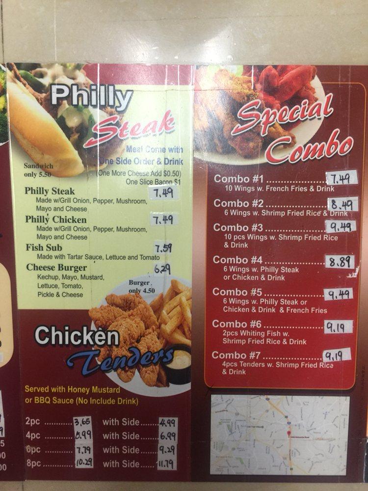 Menu at Wings & Seafood restaurant, North Decatur, Rd