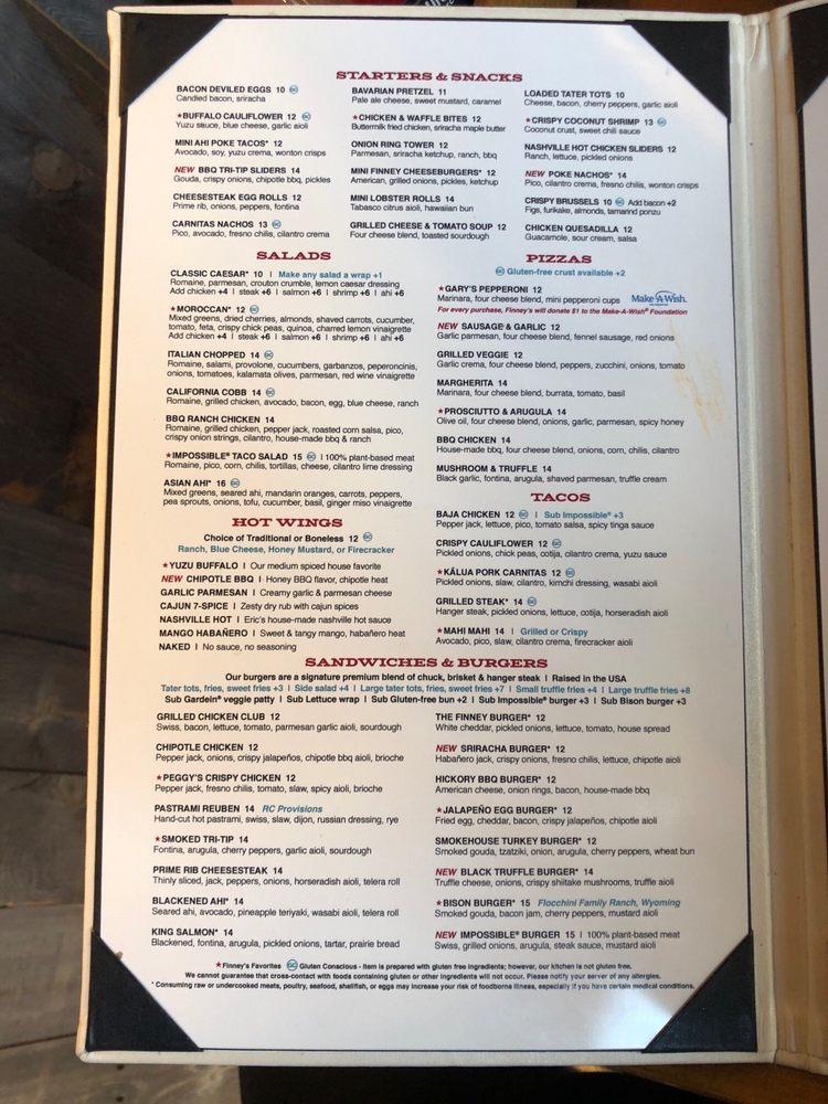 Menu at Chapala Market restaurant, Morro Bay