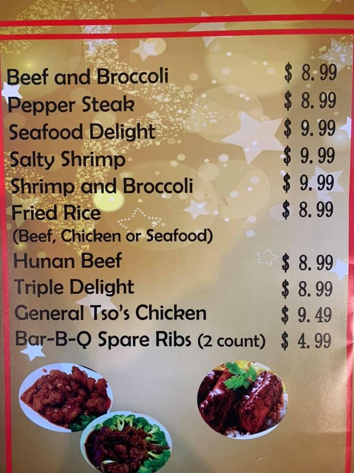 Menu at Lin's International Buffet restaurant, San Antonio, Interstate 35  Access Rd