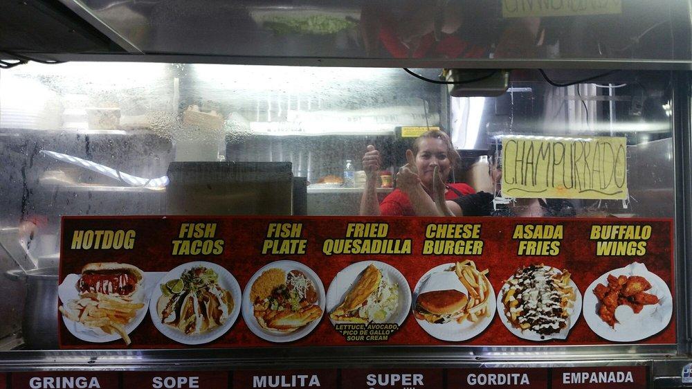 Menu at El Tauro Taco Stand, Los Angeles