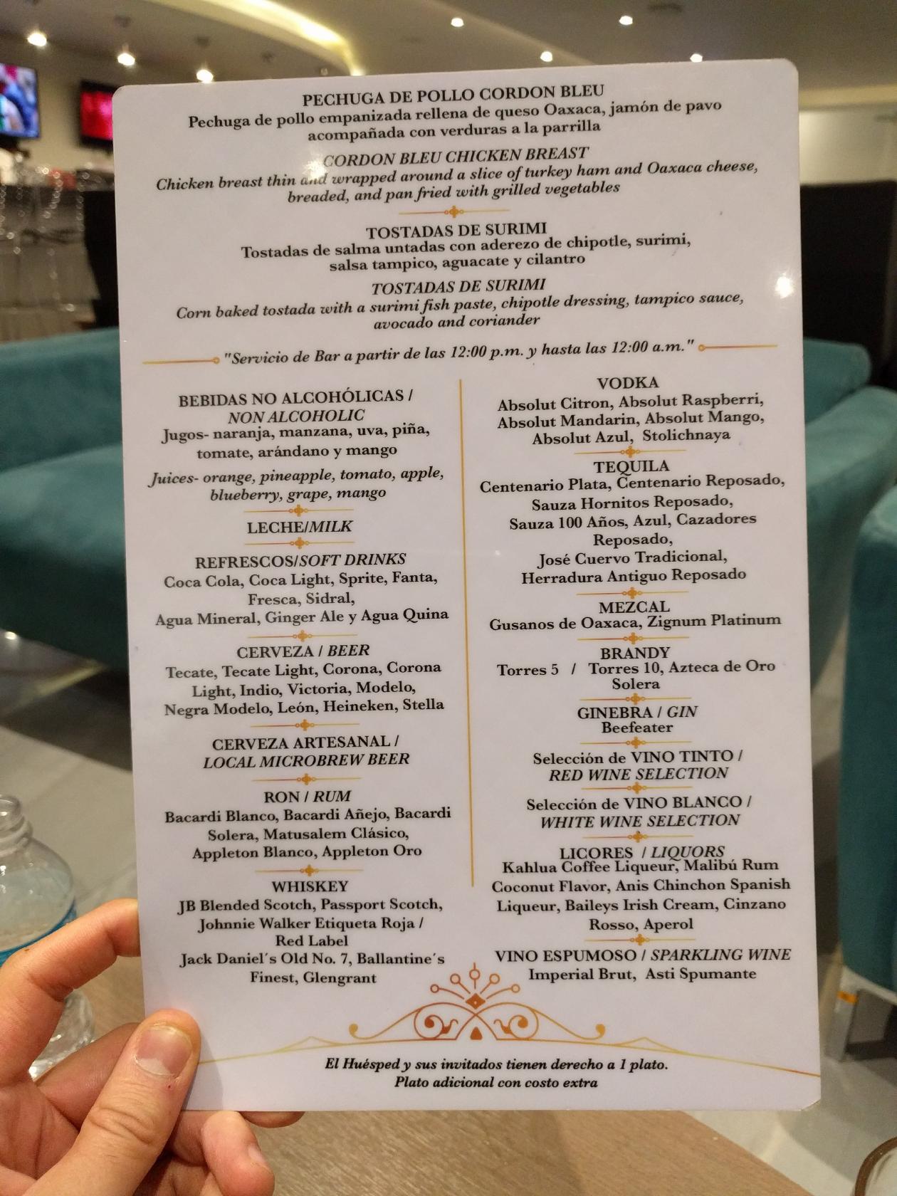 Carta de Priority Pass VIP Lounge, Ciudad de México