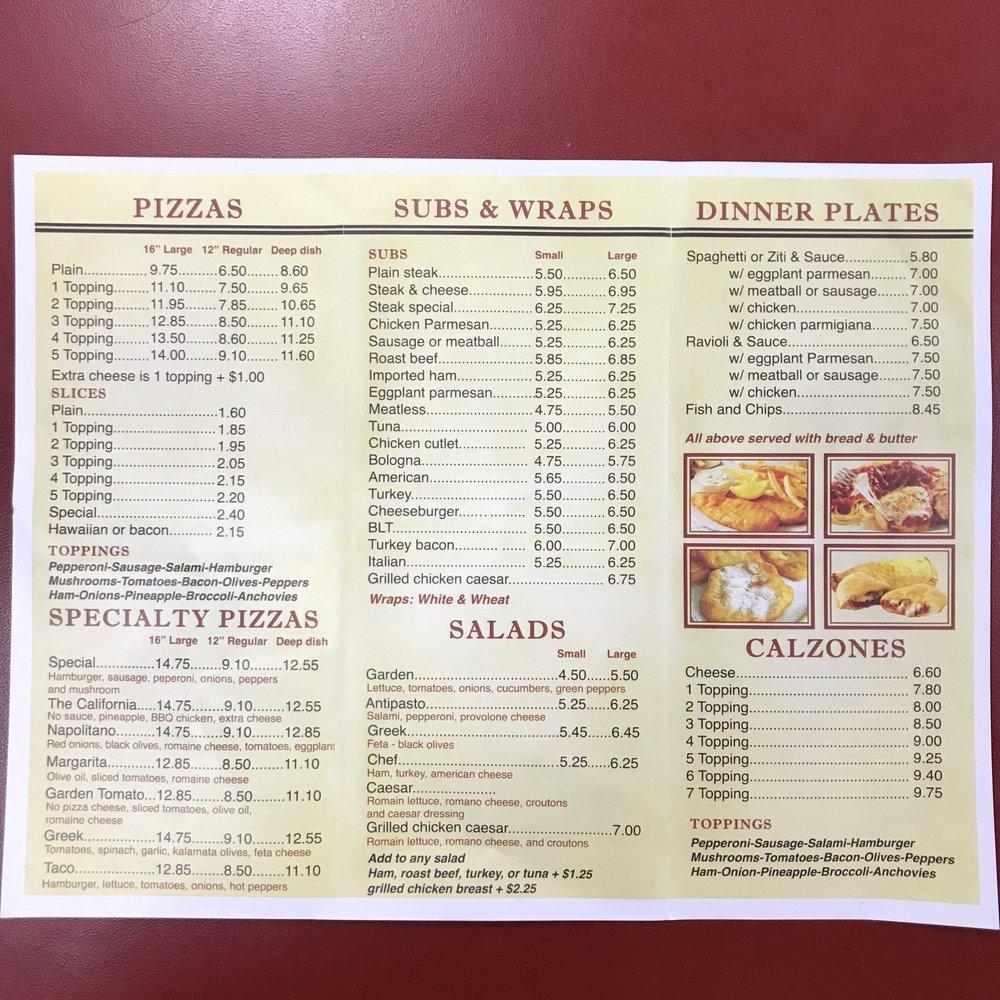 Menu at Espresso Pizza & Eatery II pizzeria, Leominster