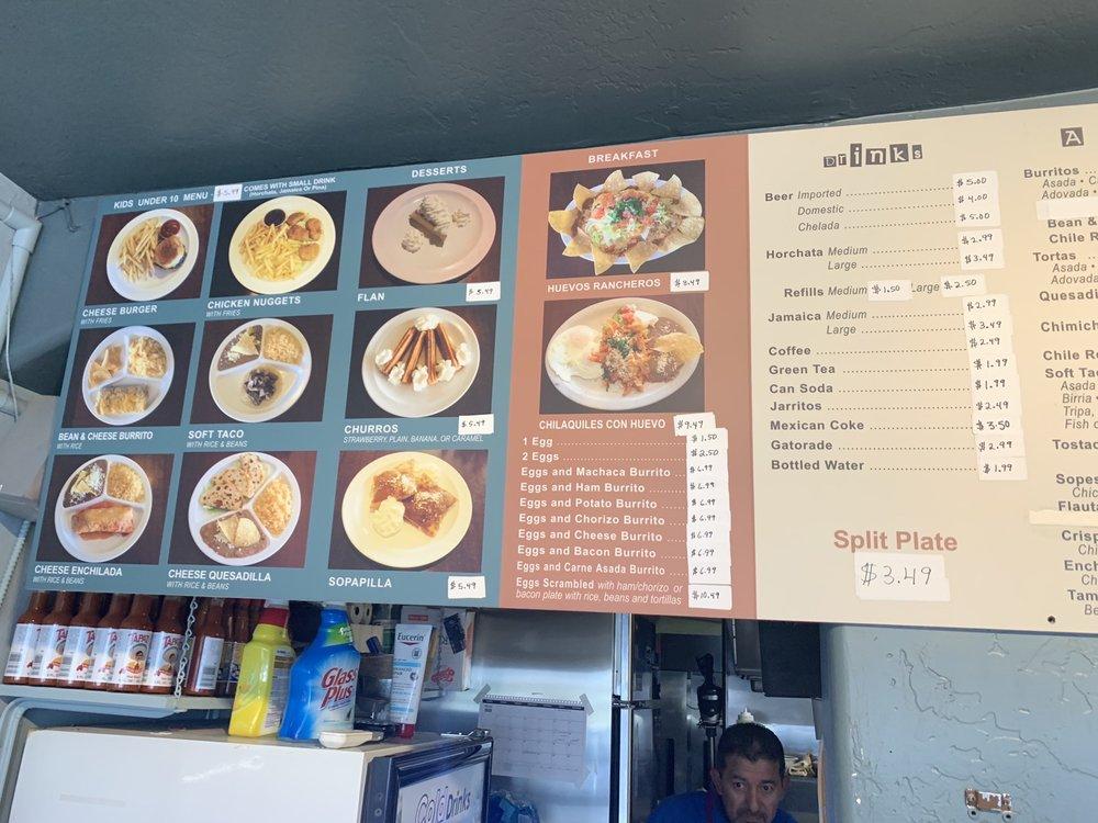 Menu At Juanita s Taqueria Restaurant Cottonwood menu-at-juanita-s-taqueria-restaurant-cottonwood