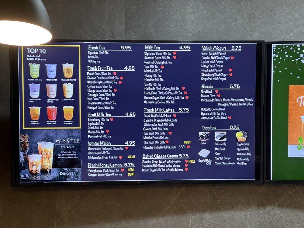 Menu at Fresh Pho restaurant, Lacey