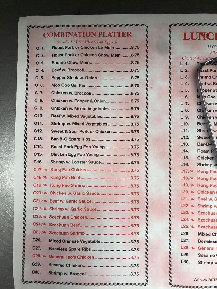Menu at New Chinese Boys restaurant, Edgewood, Joppa Farm Rd