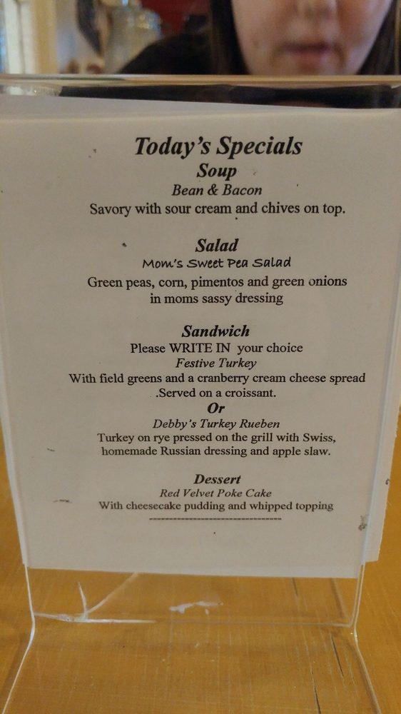 Menu at The Back Porch Restaurant, Lake Alfred, 115 Co Rd 557A