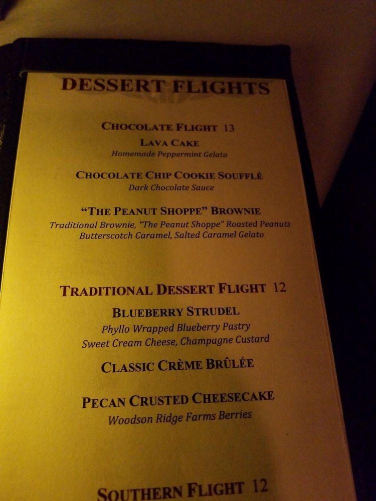 Menu at Flight Restaurant and Wine Bar, Memphis