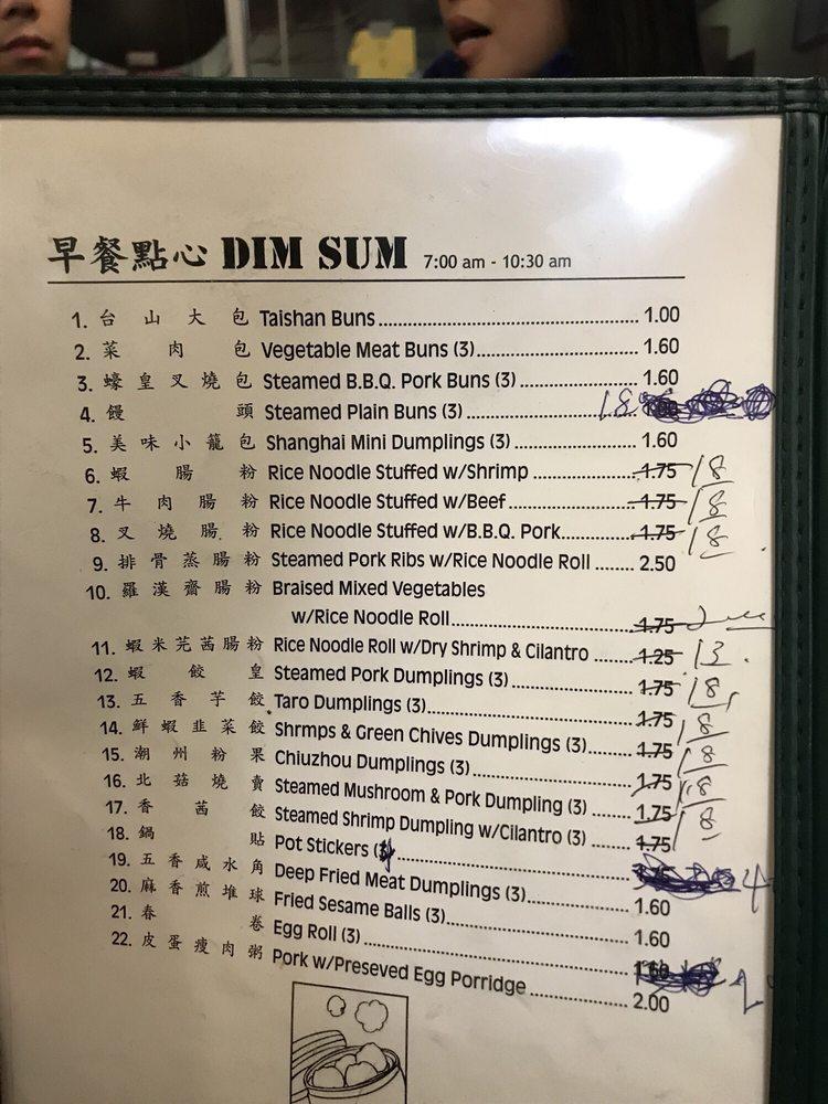 Menu at Buffalo Kitchen restaurant, San Francisco