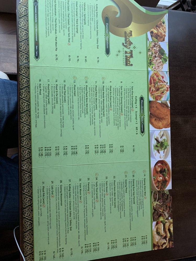 Menu At Tasty Thai Restaurant Oslo Pilestredet 64   R11c Menu Tasty Thai 2022 09 7 