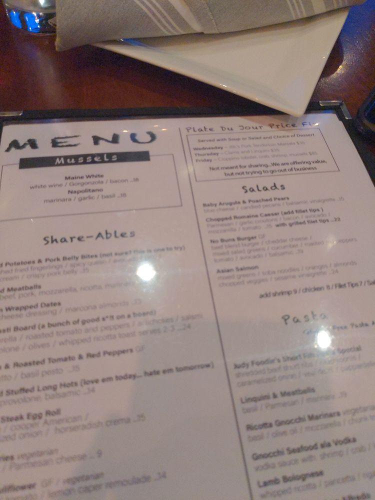 Menu at Avalon Bistro pub & bar, Bryn Mawr