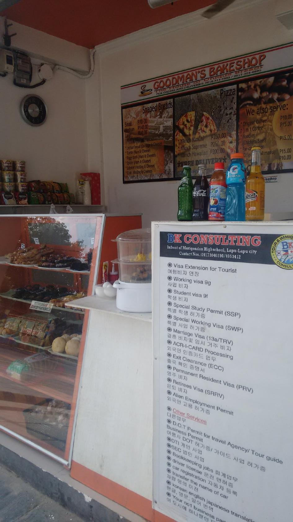 Menu at Goodman's LapuLapu City