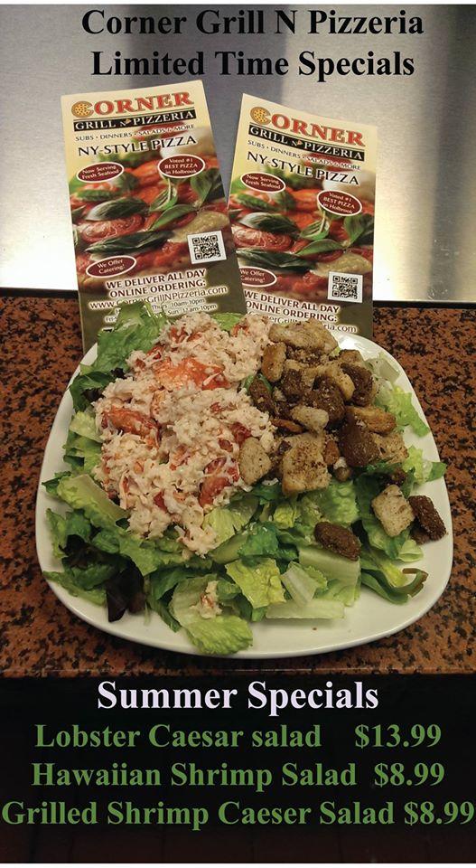 Menu at Corner Grill N Pizzeria, Holbrook