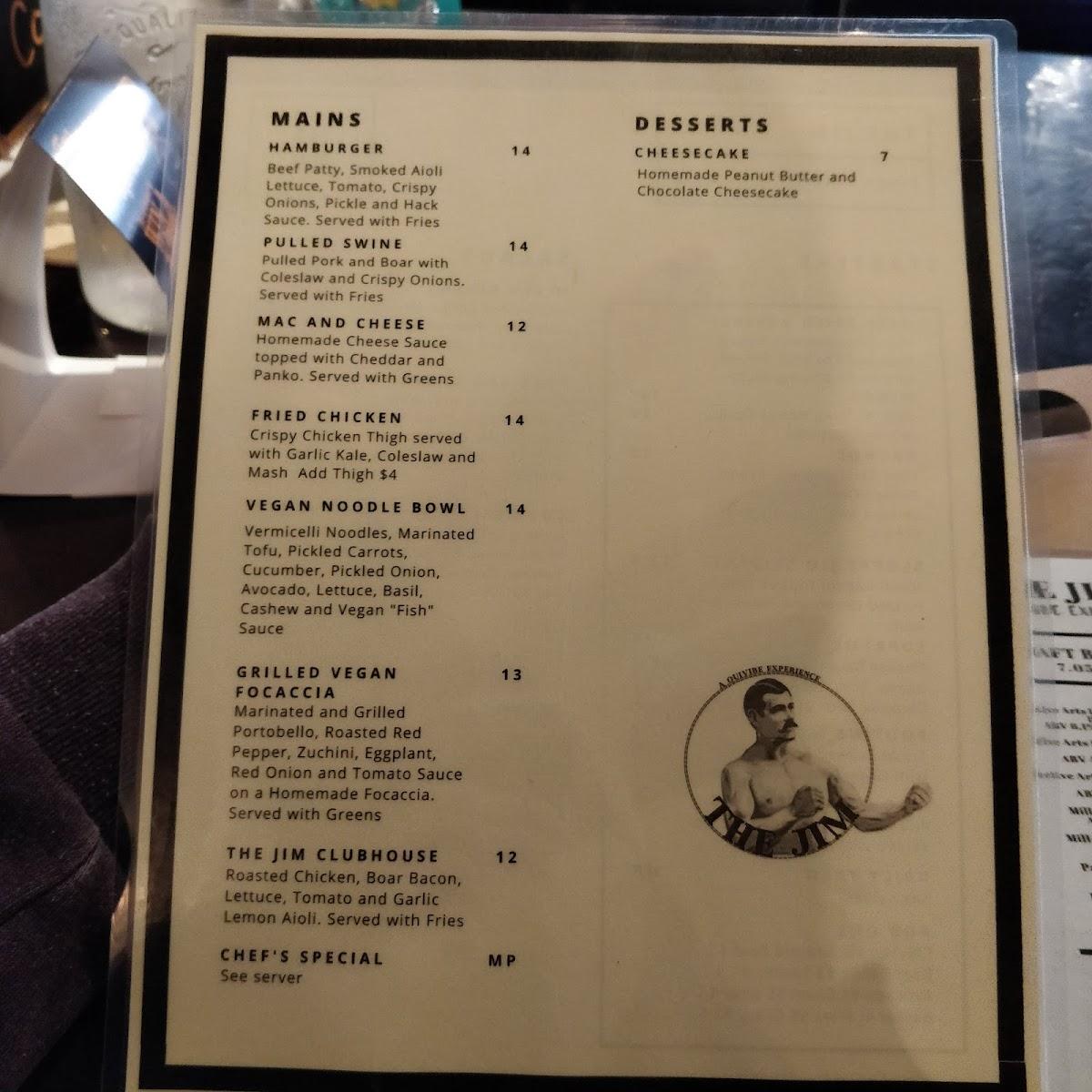 Menu at The John On Bloor Craft Beer and Bistro pub & bar, Toronto