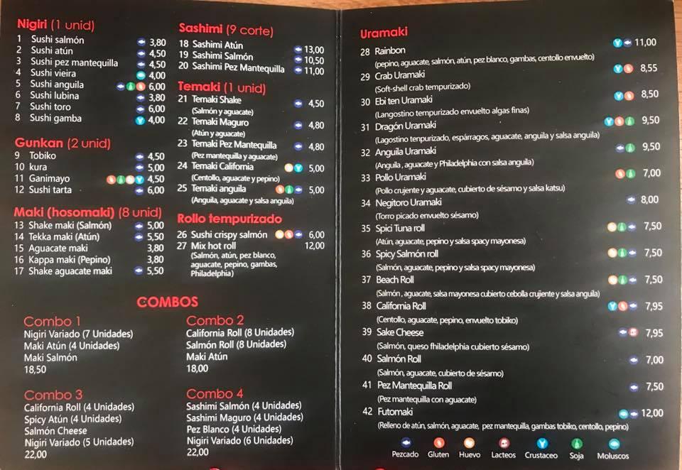 Menu at Restaurante Himalaya Buffet Libre a la carta, Alicante