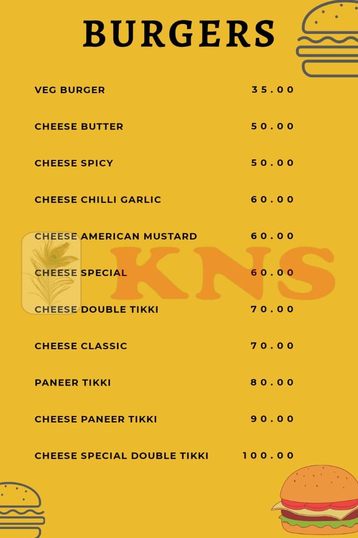 Menu at KNS Pizza, Burger, Sandwich | Alandi, Pune, Pimpri-Chinchwad