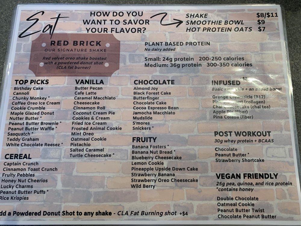 Menu at Naugatuck Nutrition pub & bar, Naugatuck