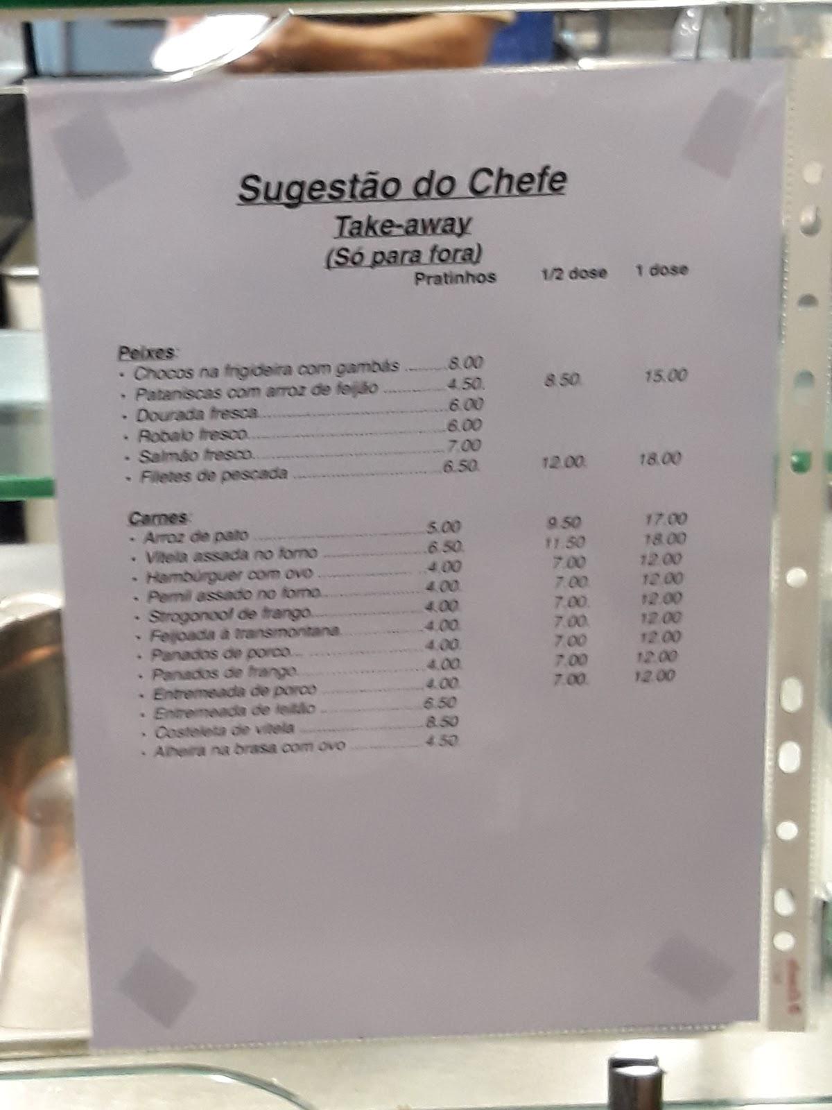 Menu Em Restaurante Churrasqueira Sabores Do Norte Rio Tinto