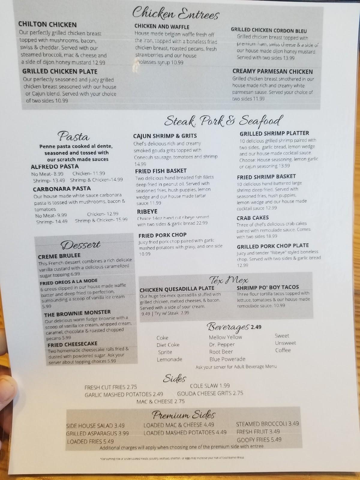 Menu at Neighborhood Grill and Catering restaurant, Millbrook