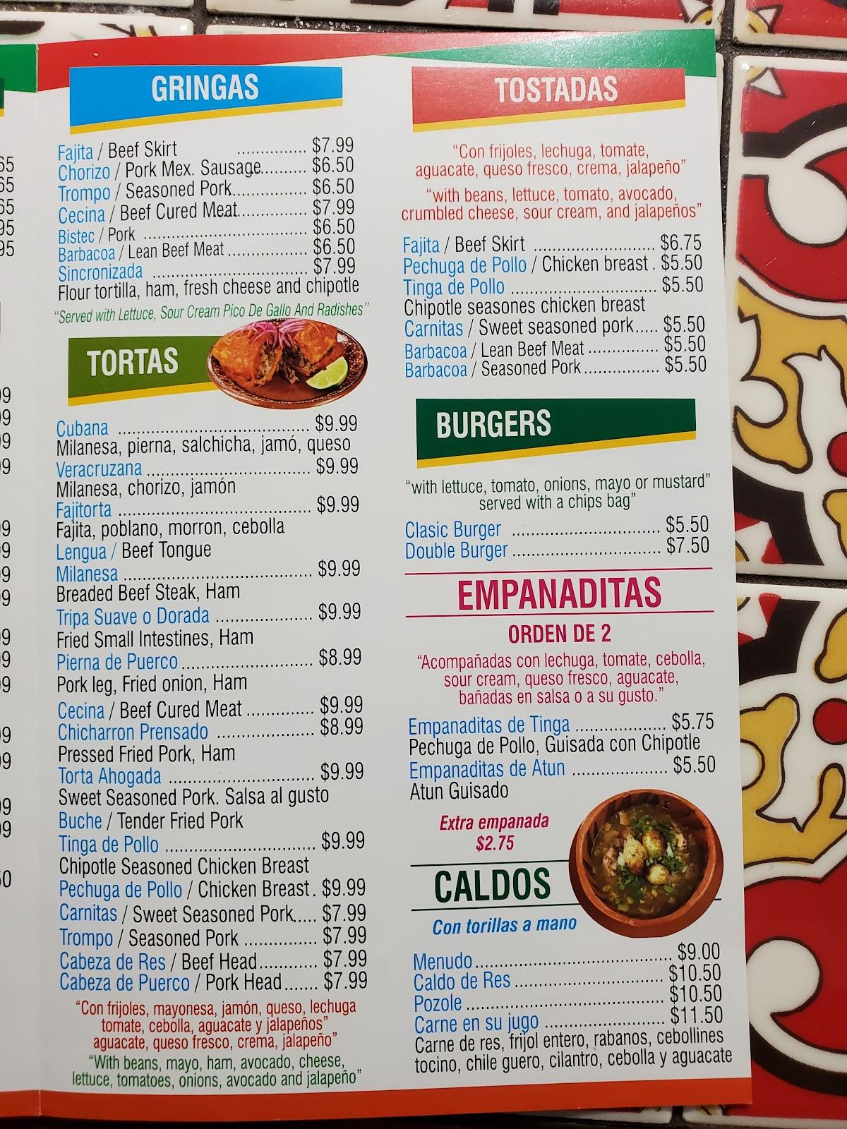 Menu at EL RICO TACO restaurant, Grand Prairie