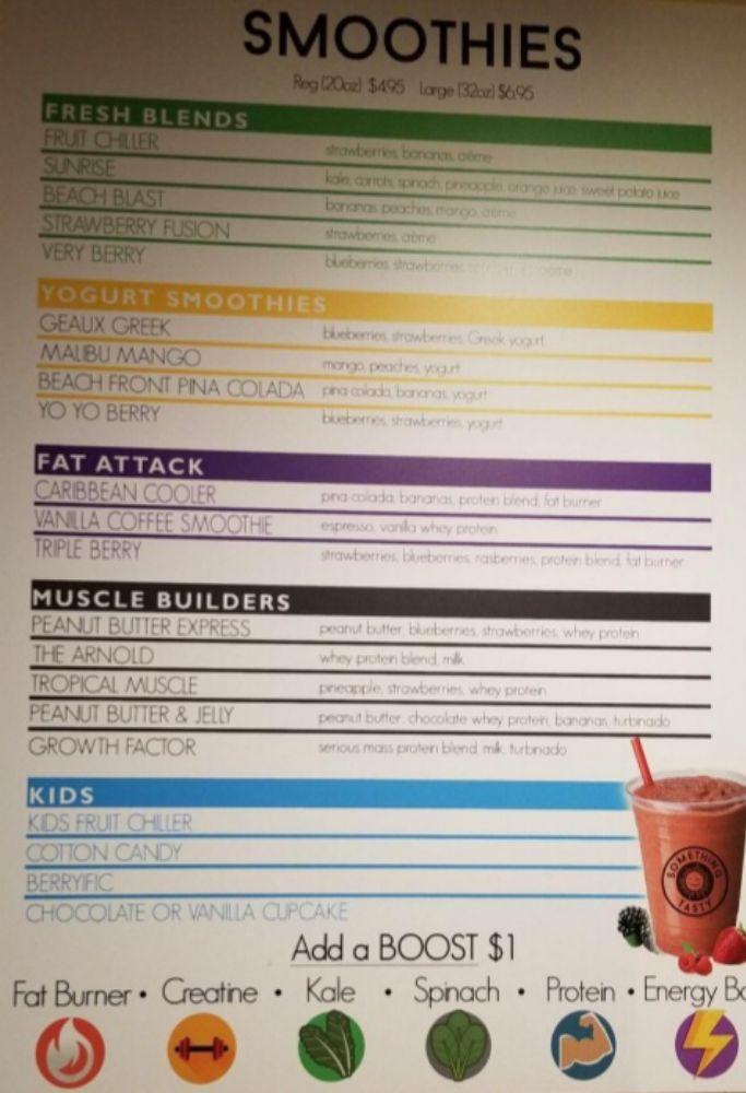 Menu at Something Tasty pub & bar, Stonewall