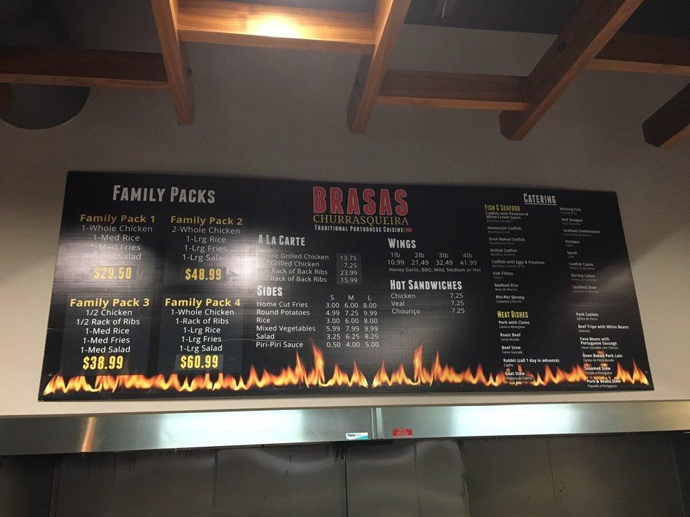 Carta del restaurante Brasas Churrasqueira Rotisserie & Grill, Mississauga