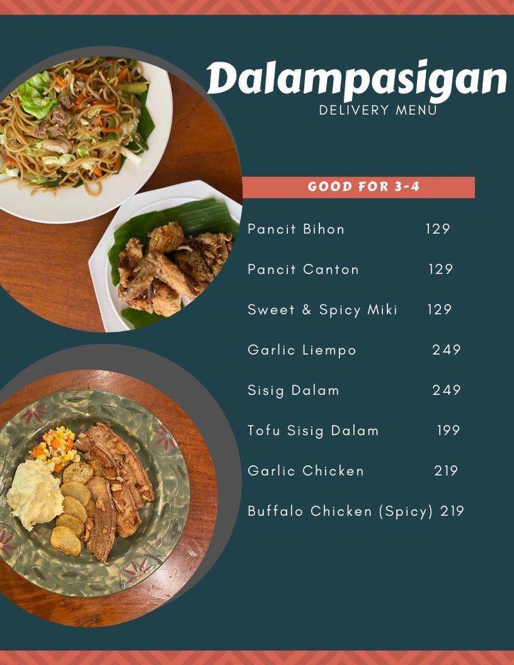 Menu at Kainan sa Dalampasigan-Los Baños restaurant, Los Baños, behind ...