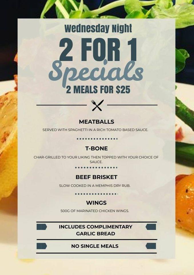 Menu at Boonah Tavern pub & bar, Boonah