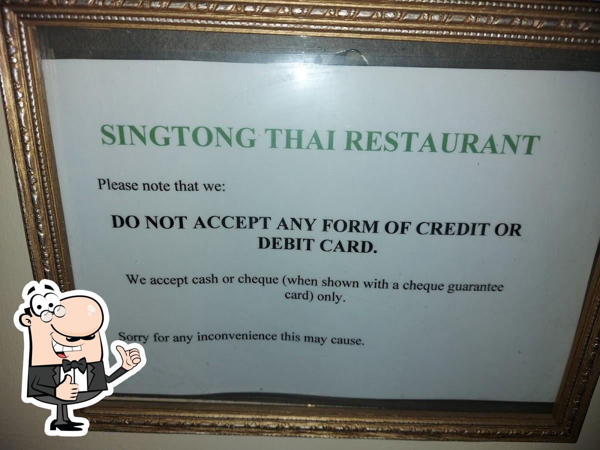 Sing Tong Thai in Diss Restaurant menu and reviews